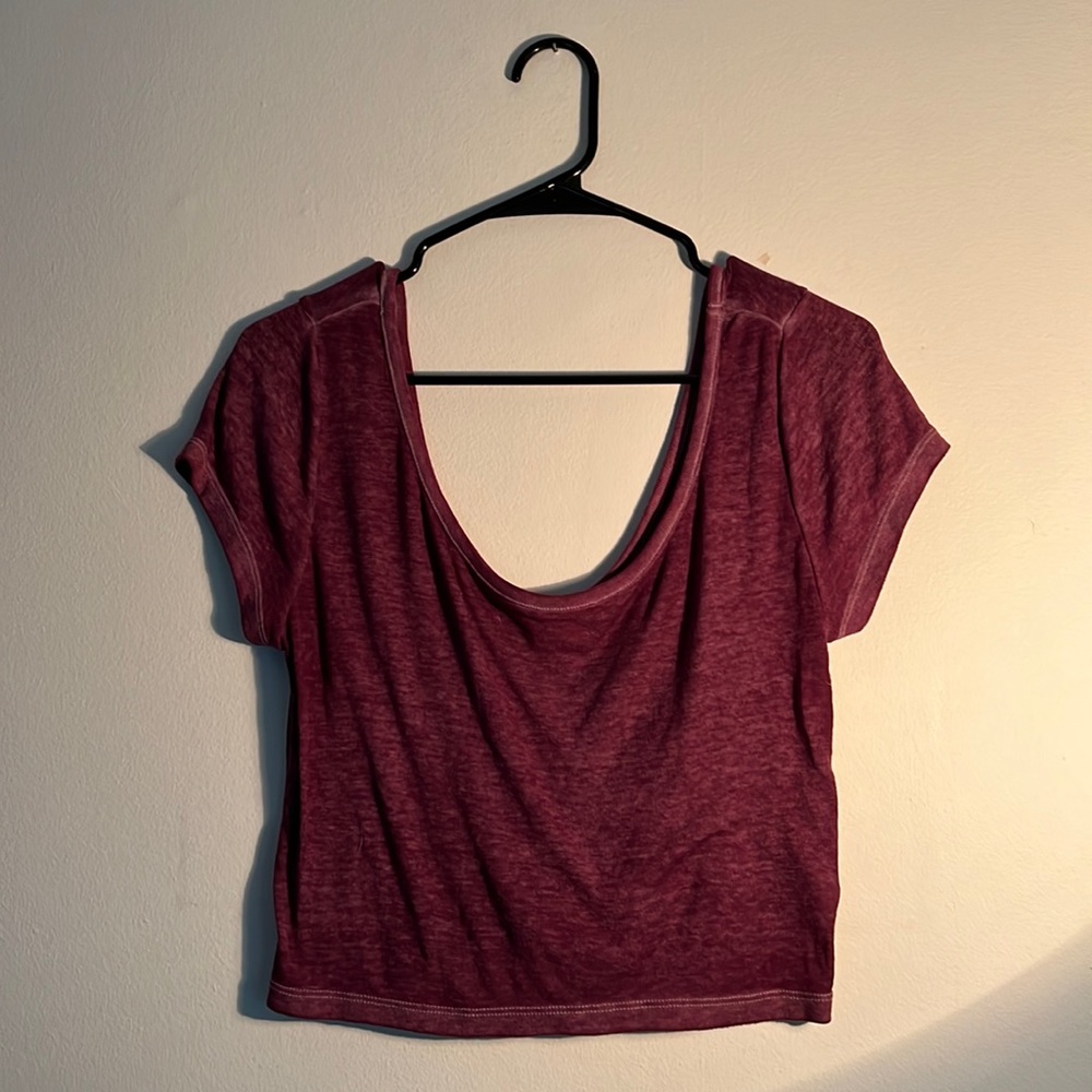 Mossimo Violet Crop Top | Size L